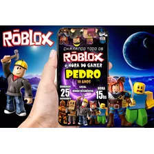 Convite Digital Roblox Para Whatsapp