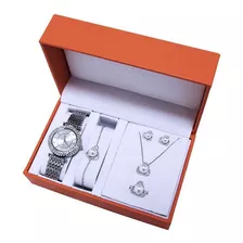 Juego De Relojes Joyas Regalo De San Valentín Cinco Piezas