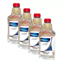 Kit 4 Águas Desmineralizadas Aditivo Fluído Radiador 4l