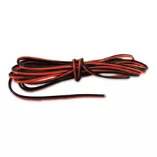 Cable 18 Awg Rojo Y Negro Led Monocromático 265v Ac X 10m