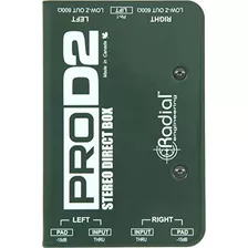 Radial Prod2 Caja Directa Pasiva De 2 Canales