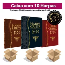 Caixa Com 10 Harpas Cristãs -cpad Hinário Assembléia De Deus