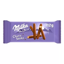 Biscoito Milka Lila Sticks 112g Novo .