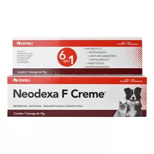 Neodexa Creme Coveli Ferimentos E Alergia Cães E Gatos 15g