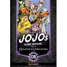 Jojo's Bizarre Adventure - Parte 4: Diamond Is Unbreakable Vol. 5, De Araki, Hirohiko. Editora Panini Brasil Ltda, Capa Mole Em Português, 2022