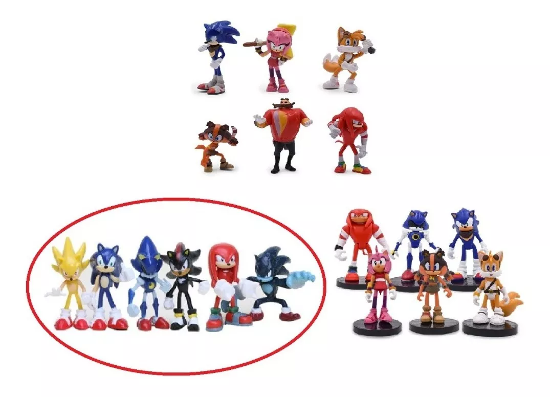 Sonic 6 Figuras 4-7 Cm
