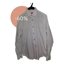Camisa Zara Para Hombre - Talla S - Blanco - Ahorra 60%