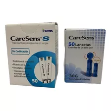 Pack Caresens S 50 Tiras Reactivas + 50 Lancetas