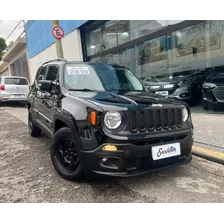 Jeep Renegade 1.8 Flex Aut Preto + Bancos Em Couro Ano 2018