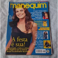 Revista Manequim Edição 488 - Agosto 2000 + Molde