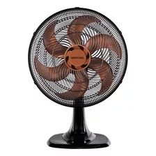 Ventilador Osc Mesa Turbo 6p 40cm Bronze 220v Premium Cor Da Estrutura Preto