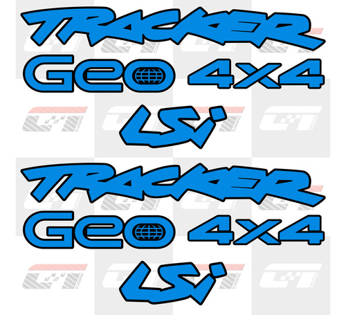 Stickers Calcomana Kit Pack Tracker Geo 4x4 Lsi Vinil Calca Foto 10