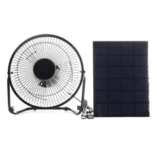 Ventilador Alimentado Por Panel Solar Usb De 5.5 W Para Refr