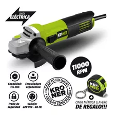 Amoladora Angular 115mm Kroner Profesional 900w Premium