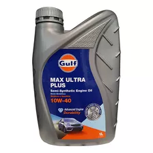 Aceite Gulf Semisintetico Max Ultra Plus 10w-40 1 Litro
