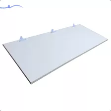 1 Prateleira Mdf Branco 70x25 C/suporte Cozinha Quarto Sala