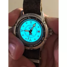 Reloj Diver Freestyle Usa Todo Acero Iluminator 200m