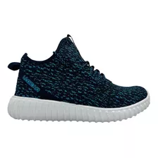 Zapatillas L A Gear Propel Mid - Dama Azul Turquesa