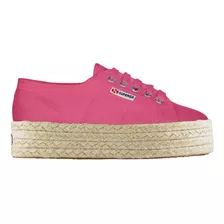 Championes Superga Rope Plataforma Rosado