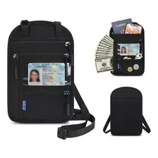 Rfid Halter Style Travel Cartera De Pasaporte Impermeable