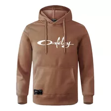 Moletom Masculino Oakley Assinatura Casaco De Frio Com Capuz