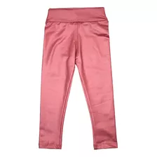 Calças Leggings Infantil Couro Fake 02 Ao 12 Kid's Nina