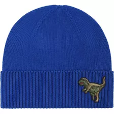 Coach Gorro Rexy Patch Hombre, Azul Verdadero