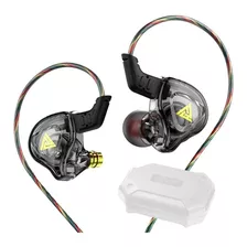 Qkz Ak6 Dmx Con Micro + Estuche Audifonos Auriculares Negro