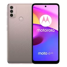 Motorola - Moto E40 64gb 4gb Ram Rosa Champanhe - Original