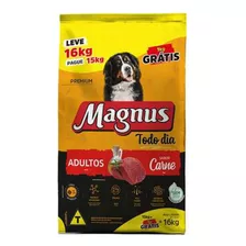 Alimento Magnus Premium Todo Dia Adulto Raça Média 15kg