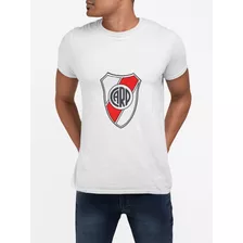 Polera River Plate Futbol Argentino Estampada Algodon 