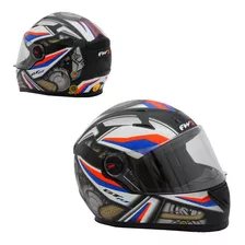 Capacete Fechado Moto Fw3 Gtn R1 Com Viseira E Narigueira