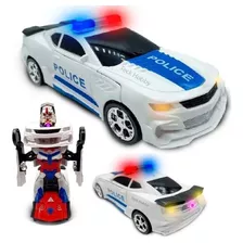 Camaro Transformers Vira Robô Musical Som E Luz Brinquedo