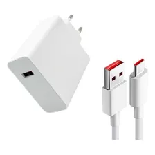 Cargador Rapido 67w+ Cable C Blanco Makashop