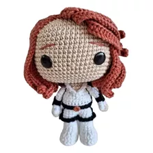 Viúva Negra Em Amigurumi 