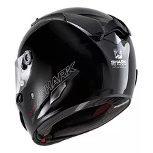 Capacete Para Moto Integral Shark Race-r Pro Black Blank Tamanho M 