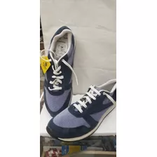 Zapatillas Pampero Hombre Combinada Gamuza 