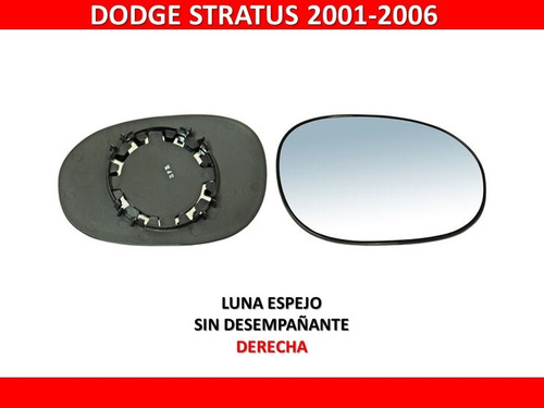 Luna Espejo Dodge Stratus 2001-2006 S/desampaante Derecha Foto 2