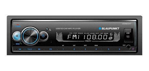 Radio De Auto Blaupunkt Vermont72 Con Usb, Bluetooth Y Lector De Tarjeta Sd