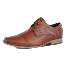 Zapato Ferracini Hombre Derby 6065 Café Casual