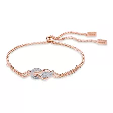 Pulsera De Diamantes - 1.2mm - Infinito - Moissanita - Rosa