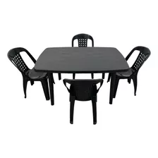 Conjunto Mesa De Jantar Com 4 Cadeiras Bistrô Jantar Cozinha