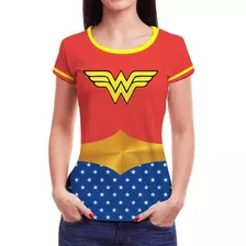 Camiseta Camisa Feminina Roupas Herois Blusa Famosas 2019 3d