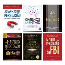 Gatilhos Mentais+ Manual Fbi+ Quem Pensa + 48 Leis Poder + 2