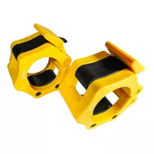 Presilha Para Barra Olimpica Lpo 50mm 2'' - 1 Par Odin Fit Cor Amarelo