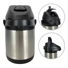 Garrafa Térmica Stanlux De Aço Inoxidável 2.5l Prateado