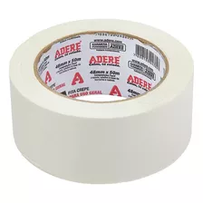 Fita Crepe Larga Uso Geral E Pintura 48mm X 50m Adere