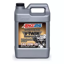 Amsoil Full Synthetic Motorcycle Oil 20w-50 1 Galón