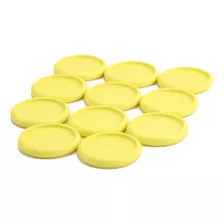 Discos Inteligente Para Caderno - Tamanho Grande 31mm Cor Amarelo