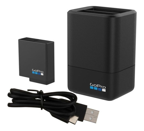 Cargador Dual Gopro Hero Black 8,7,6,5 + Bateria + Cable